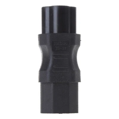 IEC 320 3-Pin C13 Female To C6 Male Cloverleaf Plug AC Power Adapter Converter - Image 1 of 4