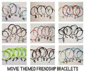 6 braccialetti amicizia festa di compleanno ispirati ai film per bambini Harry Potter Disney - Foto 1 di 24