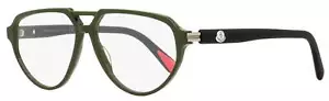 Moncler Gafas Piloto ML5162 096 Verde/Negro 57mm - Imagen 1 de 3