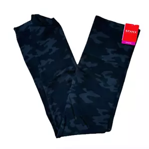 Leggings Spanx Look at Me Now neri mimetici donna a forma di L nuovi con etichette abbigliamento FL3515 - Foto 1 di 7