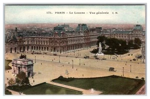 Francia Francés PARÍS ~ MUSEO LOUVRE MUSSE Anterior color mano ARC - Imagen 1 de 2