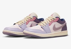 Nike Air Jordan 1 Low "Pastel Purple" DZ2768-651 Women´s Size EU-44 US-11.5 UK-9 - Foto 1 di 6