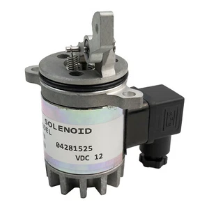 12V Fuel Shut Off Valve Device Actuator Solenoid Fit for Deutz Engine F4L2011 - Picture 1 of 7