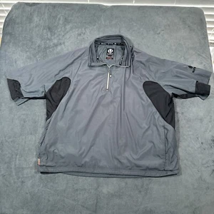 Sunice Jacket Mens XXL Gray Weather Shirt Sleeve 1/4 Zip Rain Golf Cinch Waist - Picture 1 of 13