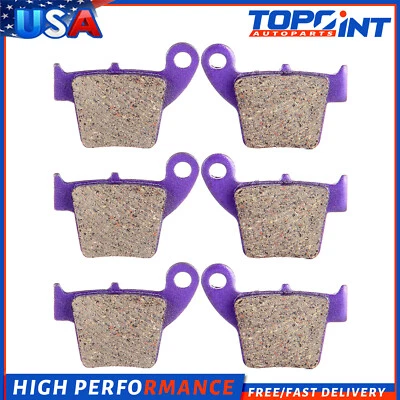 For 2007-2009 2012 Honda CRF150R Expert CRF150RB Carbon Fiber Rear Brake Pads - Image 1 of 4