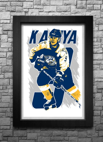 PAUL KARIYA art print/poster NASHVILLE PREDATORS FREE S&H! JERSEY Cover