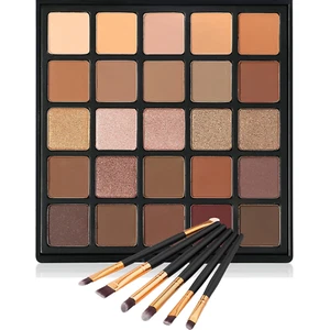 Nude Neutral Eyeshadow Palette, Matte and Shimmer Eye Shadows Long Lasting Blend - Picture 1 of 12