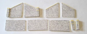 TOWN STREET OO GAUGE STONE WALL SECTIONS LOT 2 - Picture 1 of 2