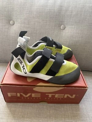New Men's Five Ten 5.10 by Adidas Gambit VCS Climbing Shoes Size 8 Green - Image 1 of 4