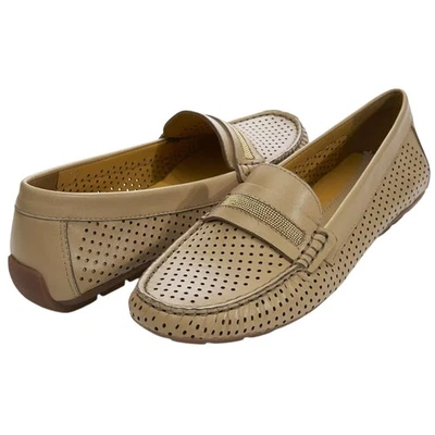 VANELI Womens Acris Flat Loafers US 6 M EU 36.5 Nude Tan Leather NIB - Image 1 of 4