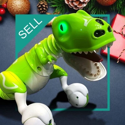 Brinquedo raro descontinuado. Brinquedo de dinossauro que até adultos ficam viciados. Equipado - Imagem 1 de 4