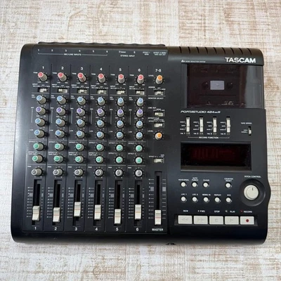 Tascam 424 MK3 MKIII Portastudio 4-Track Analog Tape Cassette Recorder Working - Image 1 of 4