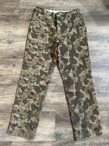 Gamehide Brush Hunting Pants 34x34 Camo Duck Canvas Vintage Taiwan - Picture 1 of 13