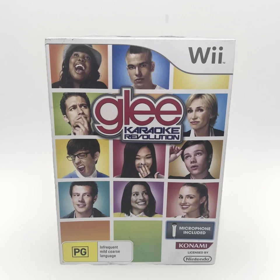 Glee Karaoke Revolution Volume Nintendo Wii Game With Microphone - Image 1 of 2