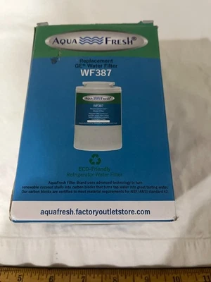 Aqua Fresh WF387 Refrigerator Water Filter Fits GE MWF *NEW*  1-Pack free ship - Image 1 of 4