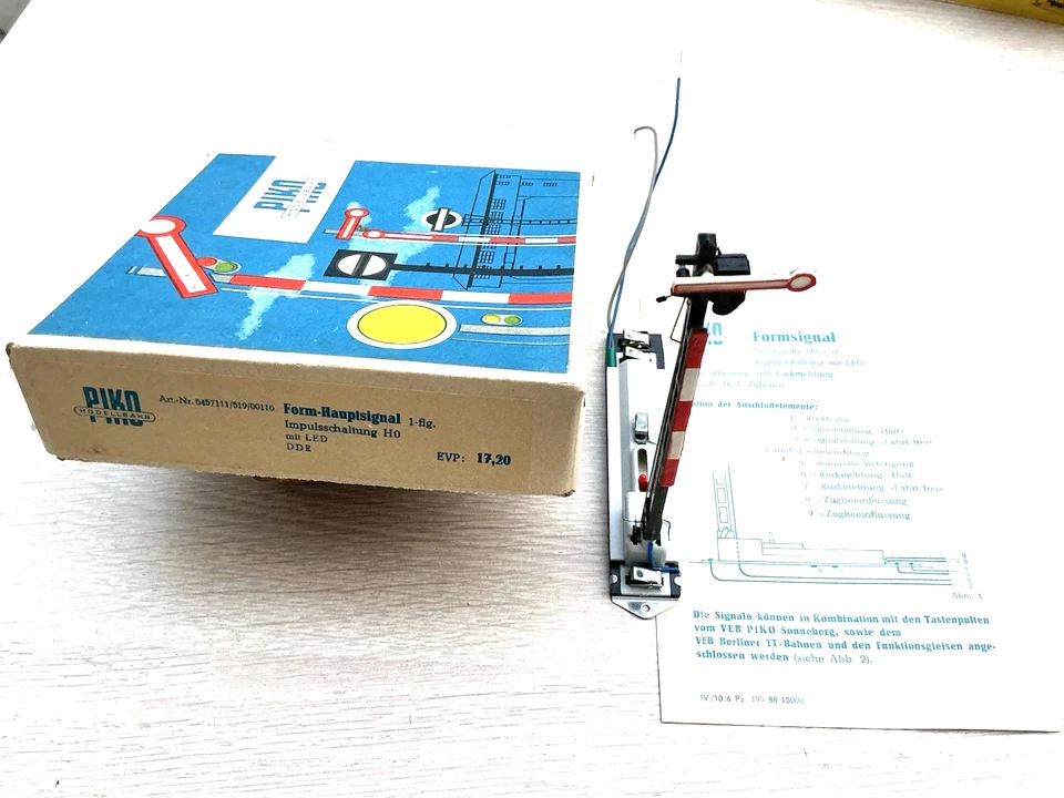 Piko 5457111 H0 Form-Hauptsignal 1-flügelig, Impulsschaltung, OVP - Bild 1 von 1