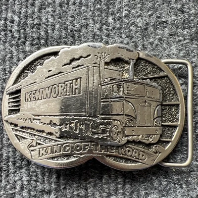 Hebilla de colección 1976 The Great American Chicago Co. Kenworth King Of The Road Q43 Foto 1 de 4