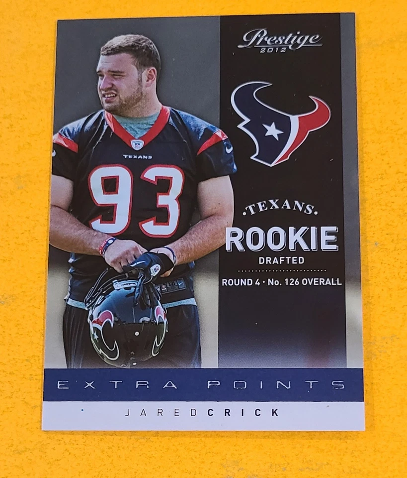 2012 Panini Prestige #209 Jared Crick Extra Points Blue #/999 RC - Image 1 of 2