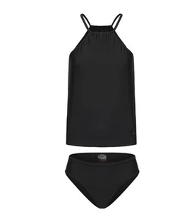 Costume da bagno Slazenger 2 pezzi bikini tankini uk 20 XXL nero nuovo - Foto 1 di 5