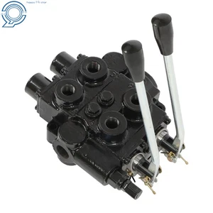 3000 PSI Dual Spool Hydraulic Valve 25 GPM 3/4" NPT RD522CCAA5A4B1 - Picture 1 of 16