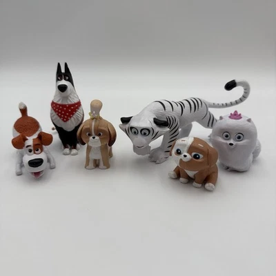 Secret Life of Pets 2 figuras Set de 6 Hu Pickles Max Daisy Rooster Gidget 2" Foto 1 de 4