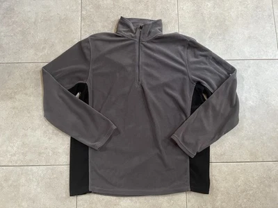 Alpine design outdoor adventure gear men XL grey black 1/4 Zip sweater - Image 1 of 4