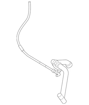 Manguera radiador original mercedes 1705012582 mercedes-benz slk320 Foto 1 de 2