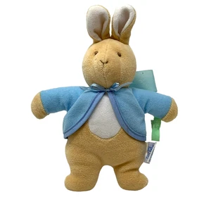 EDEN Peter Rabbit 8" Plush Rattle Stroller Toy Frederick Warne Hook Loop EUC - Picture 1 of 3