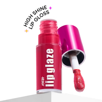 Nykaa Lip Glaze High Shine and Pigment Lip Gloss Oil  Raspberry Ganache (7ml) - Image 1 of 3