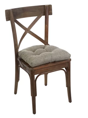 Gripper 15" x 15" Tyson Universal Chair Cushion Set of 2 - Solid Tan, Polyester - Image 1 of 4