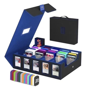 5 Reihen Sammelkarten Aufbewahrungsbox Deck Case Commander Display MTG WIG Magic Karten - Bild 1 von 5