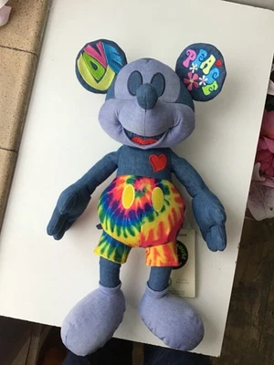 Disney Mickey Mouse 15 inch Memories Limited Edition Peace Theme 6/12 With Tag - Image 1 of 4