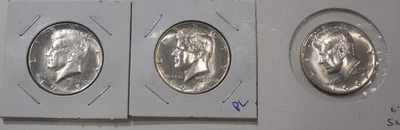 1965, 1966 & 1967 - 40% SILVER coin KENNEDY Half Dollar - Image 1 of 2