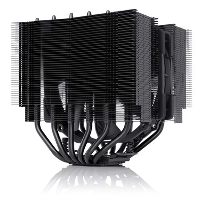 Premium Dual-Tower CPU Cooler with NF-A15 PWM 140mm Fan - Black - Image 1 of 4
