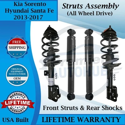 Amortiguadores delanteros y traseros Monroe OEM para Kia Sorento Hyundai Santa Fe 2013-2017 Foto 1 de 4