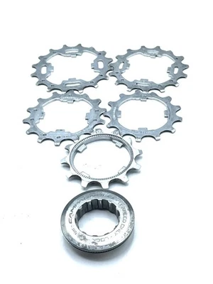 Campagnolo Super Record inferior 5 engranajes de acero y anillo de bloqueo 12-16 Foto 1 de 4