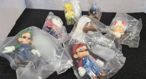 7-teiliges Super Mario Action Figuren Set, Partyzubehör, Cake Topper ~ Shy Guy, Bombe - Bild 1 von 7