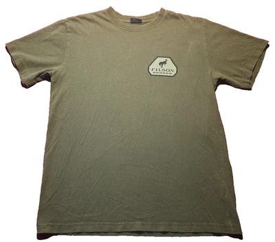 CC Filson x Bronco T-Shirt Green Short Sleeve Shirt Adult Medium Made In USA - Image 1 of 4