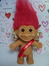 VALENTINE I LOVE YOU CUPID -  5" Russ Troll Doll - NEW IN ORIGINAL BAG