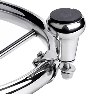 Perilla de volante de acero inoxidable para barco ajuste llanta diámetro 5/8" 1" perilla de maniobra - Imagen 1 de 5