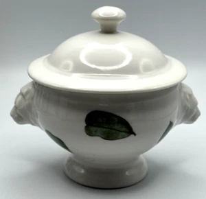 Vintage Dudson Duraline Sugar Bowl w Lid Stoke On Trent England Finest Vitrified - Picture 1 of 13