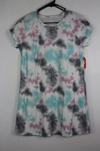 Girls' Wonder Nation Short Sleeve Pajama Nightgown 2-Pack Teal XL(14-16)Plus - Picture 1 of 4