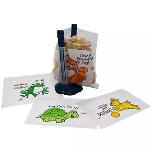 Bolsas de almacenamiento de alimentos reutilizables herméticas para niños camping bocadillos 40 unidades - Imagen 1 de 1