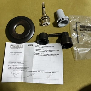 DELTA T11859-RB Trinsic 1-Handle 3-Function Diverter Valve Trim Kit, Venetian - Picture 1 of 24