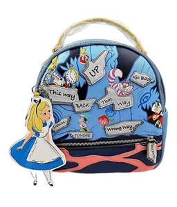 nwt DANIELLE NICOLE - ALICE in WONDERLAND MINI BACKPACK disney - Picture 1 of 5