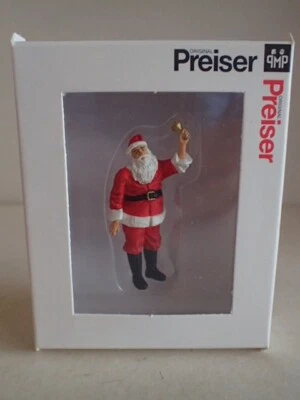 Preiser Weihnachtsmann Glocke Weihnachten Winter XMas 63084 Spur 1 OVP 1:32 - Bild 1 von 2