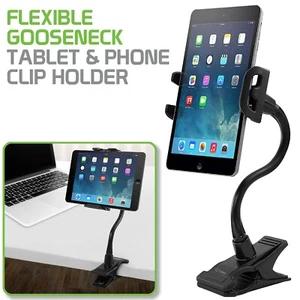 Cellet Flexible Gooseneck Tablet & Phone Clip Holder - Picture 1 of 9