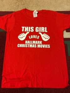 Para mujer This Girl Loves Navidad Camiseta Divertida Fiesta Camisa Pequeña - Imagen 1 de 1