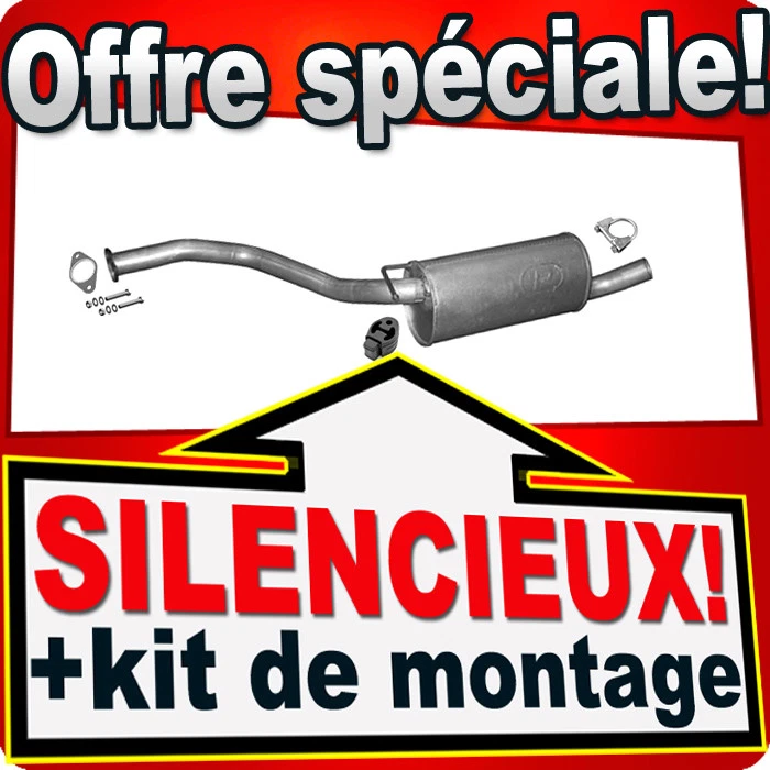 Silencieux Intermédiaire pour FORD TRANSIT TOURNEO CONNECT 1.8 TDCI SWB - Photo 1/1