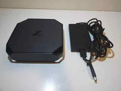 HP Z2 Mini G3 Workstation Core i5-7500 16GB RAM 256GB SSD Windows 10 w/ Adapter - Image 1 of 3